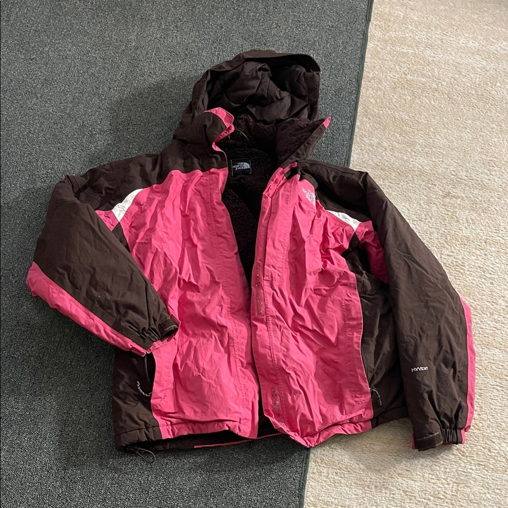 Women’s  Pink and Brown Jacket